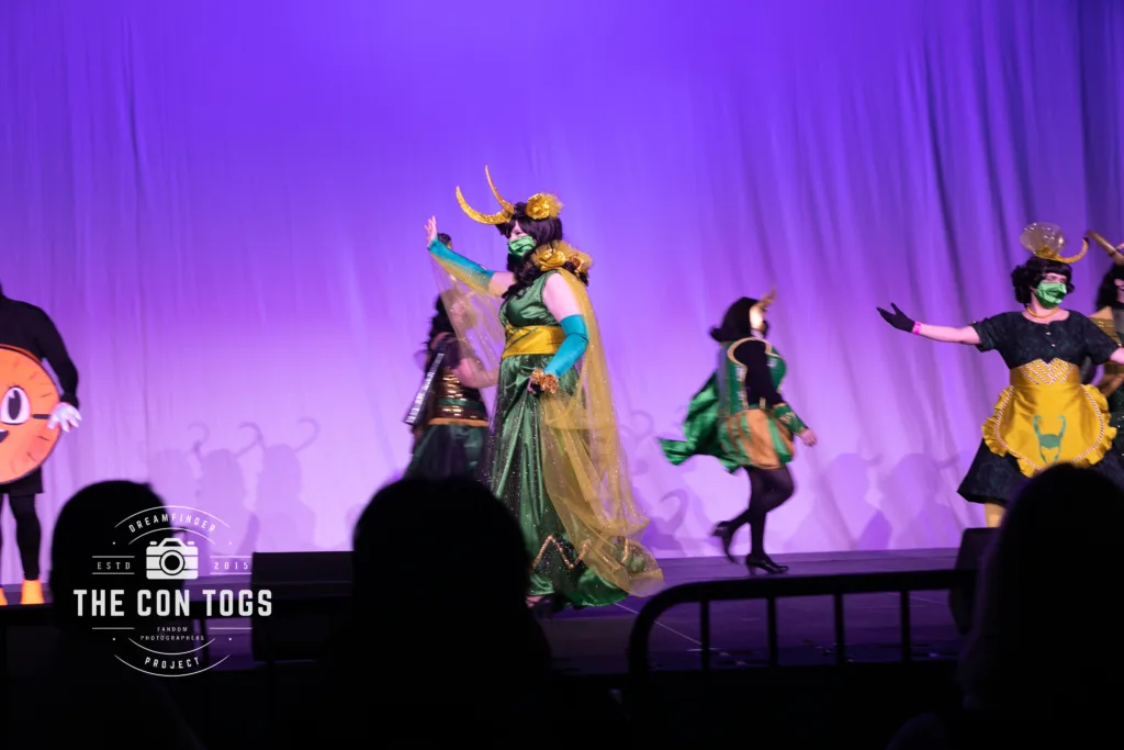 Loki and Ms Minutes with Agents by Cosplay on the Rocks