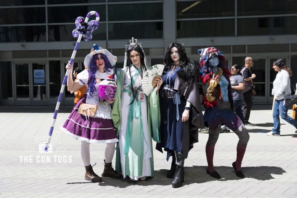 Cosplayers at WonderCon 2024