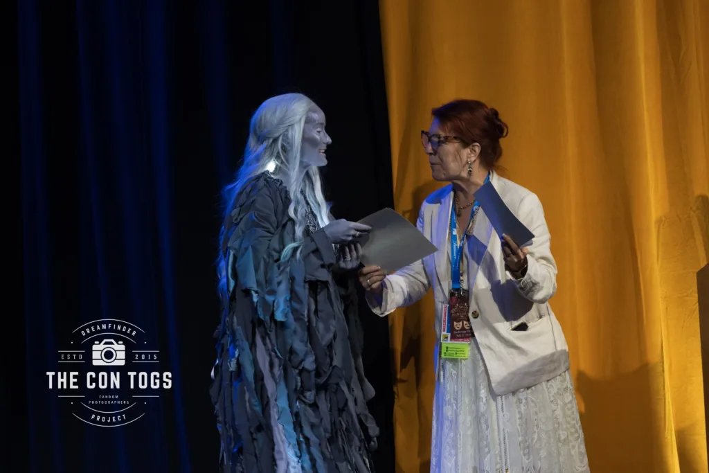 Costumer's Guild West (CGW)/Oksana Shore Award for Excellence in Craftsmanship - Galadriel Beautiful Terrible as the Dawn (LOTR) - Nina London