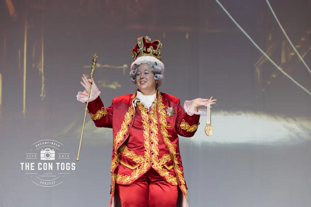Best Re-Creation /Comickaze Comics & Pop Culture Store - King George III (Hamilton) - Katie Strubez Cosplay