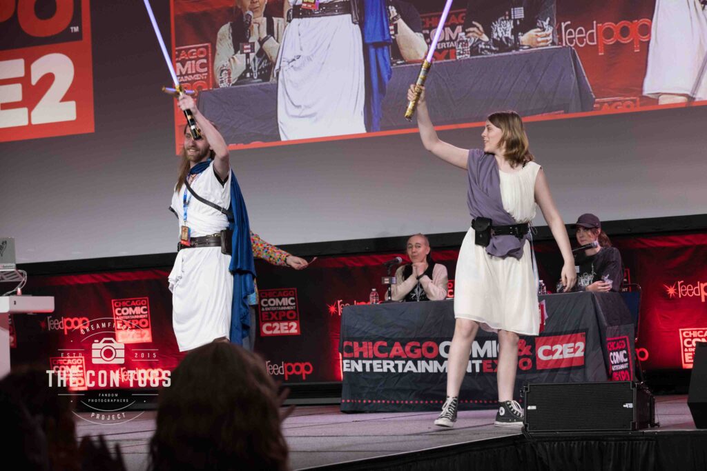 Contestants from the 2025 C2E2 Cosplay Showcase