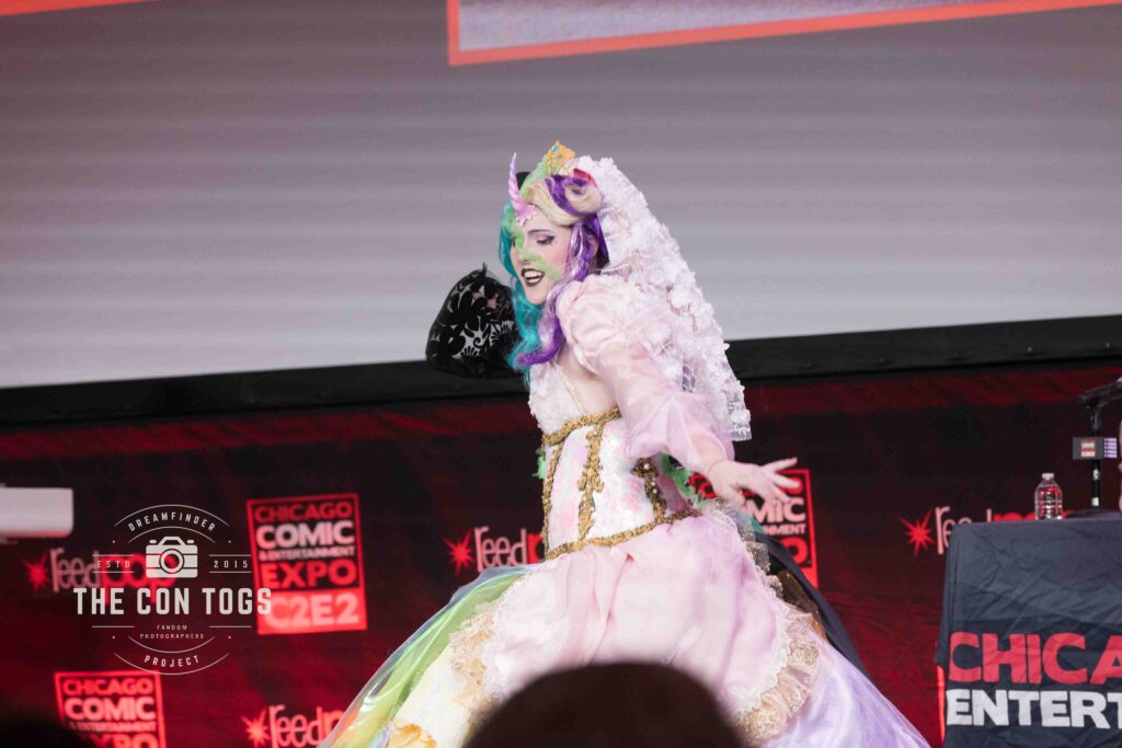 Contestants from the 2025 C2E2 Cosplay Showcase