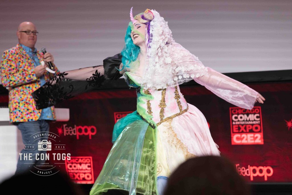 Contestants from the 2025 C2E2 Cosplay Showcase