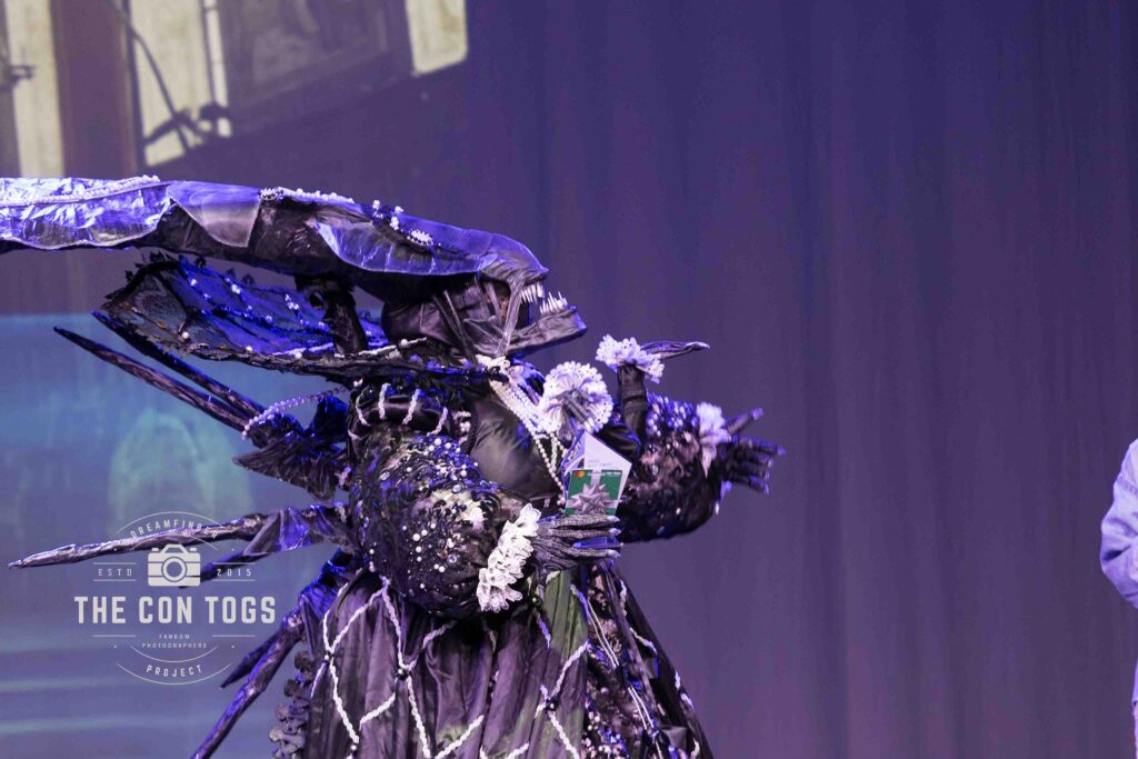 The Art Directors Guild Cosplay Award for Original Concept Design - Elizabethan Xenomorph Queen - Made by Cheerfully Morbid Cosplay
