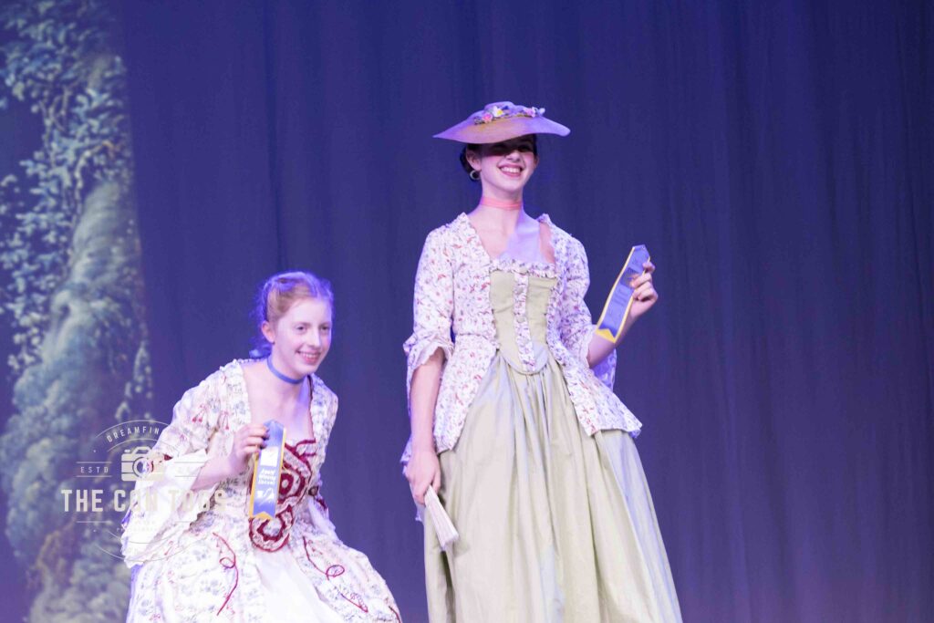Runners Up - Best Young Fan - Marie Antoinette and Her Lady in Waiting - Colette and Honorine Ragueneau