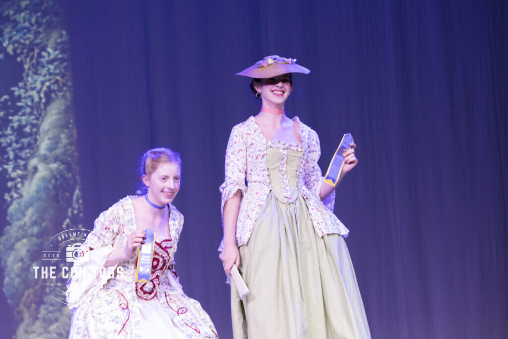 Runners Up - Best Young Fan - Marie Antoinette and Her Lady in Waiting - Colette and Honorine Ragueneau