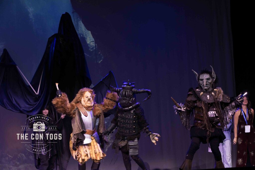 The Art Directors Guild Cosplay Award for Best Visual Media Design - Goblins Don't Do What They’re Told - The Last Unicorn - Made by David Blackweld (BlackwelderArtisan)