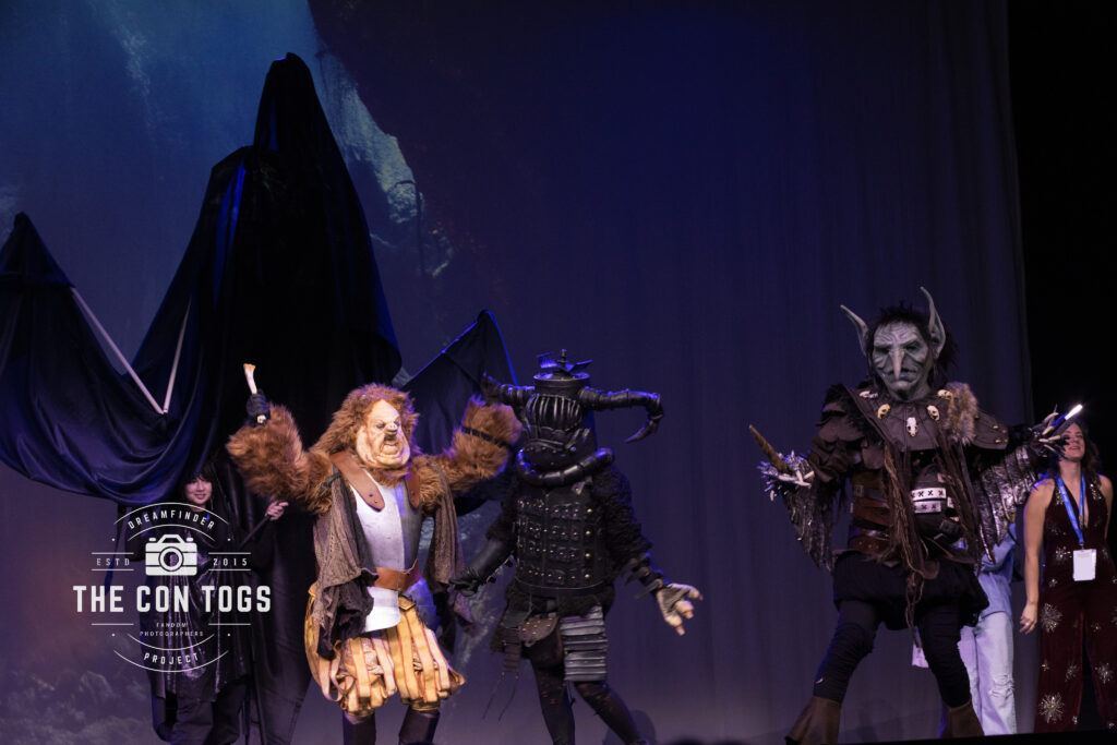 The Art Directors Guild Cosplay Award for Best Visual Media Design - Goblins Don't Do What They’re Told - The Last Unicorn - Made by David Blackweld (BlackwelderArtisan)