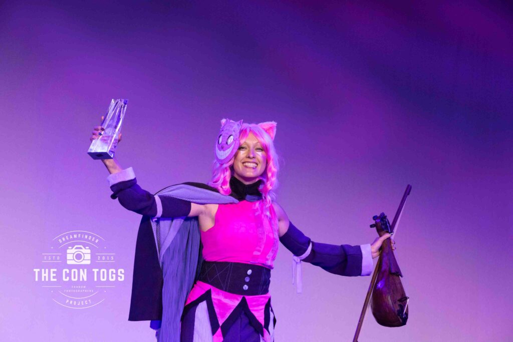 Best Original Design - The Cheshire Minstrel – Happento Cosplay (Tawni Franzen)